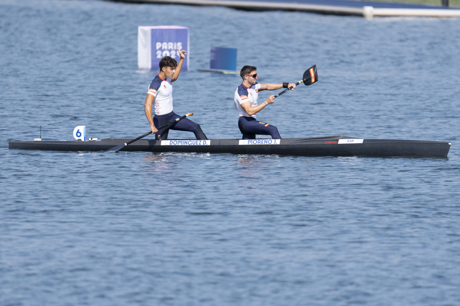 Moreno y Domínguez, a semifinales de C2 500 m.