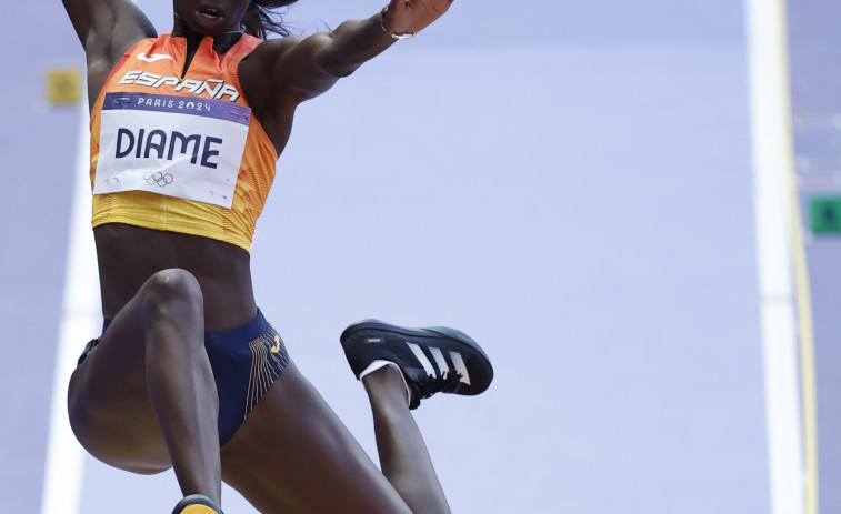 Fatima Diame y Tessy Ebosele no pasan a la final de longitud