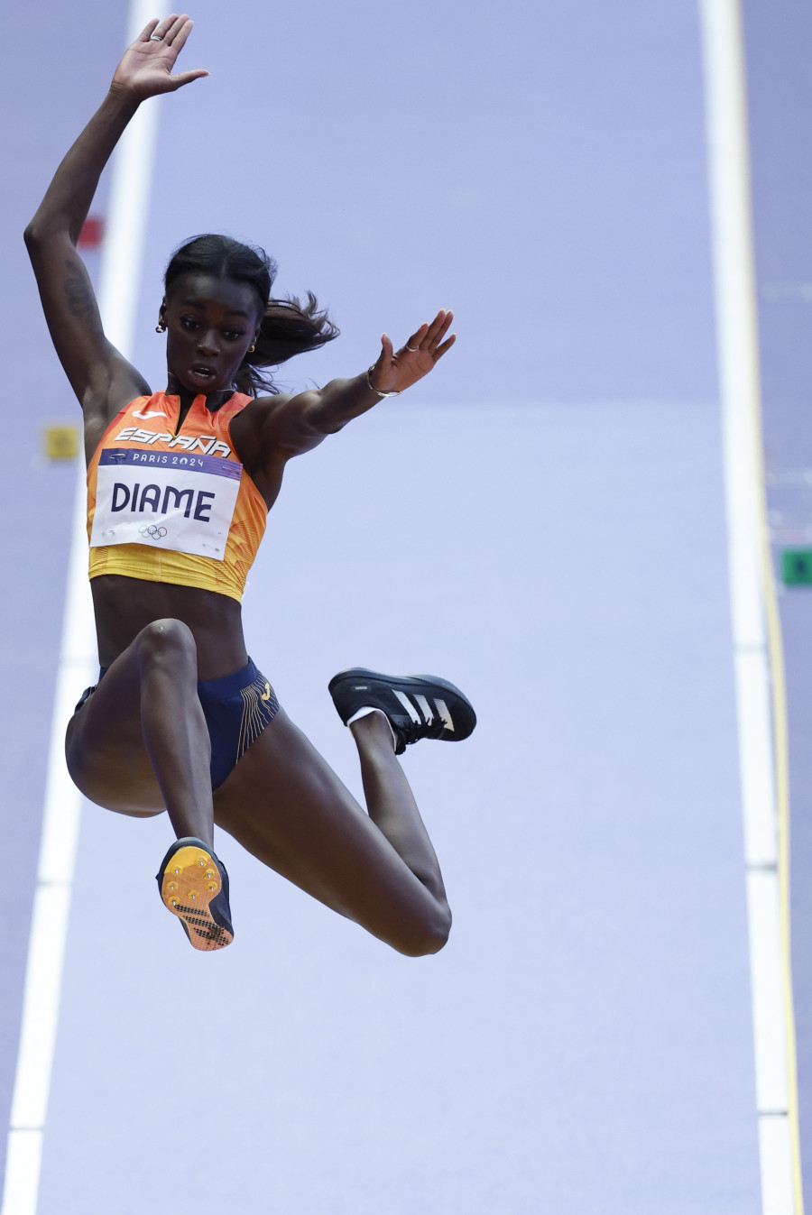 Fatima Diame y Tessy Ebosele no pasan a la final de longitud