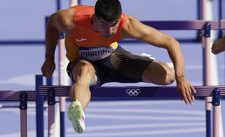 Asier Martínez accede a la semifinal de 110 vallas desde la repesca