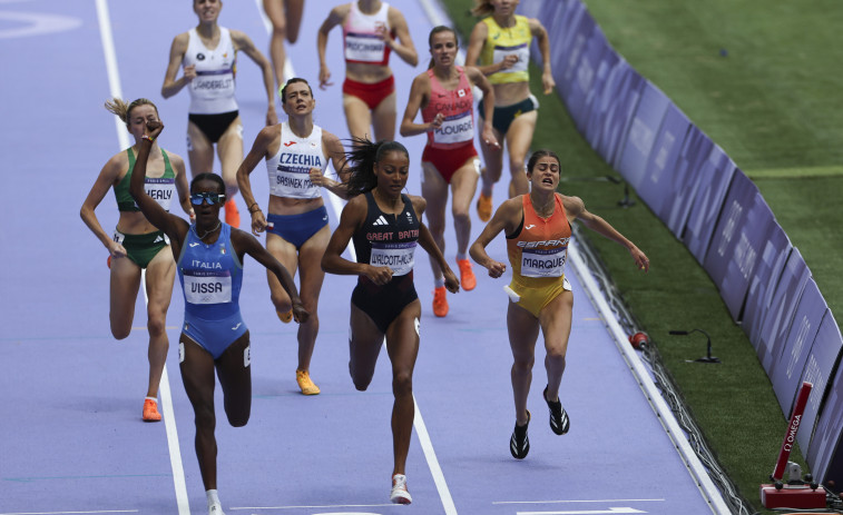 Esther Guerrero y Águeda Marqués a la sefiminal de 1.500