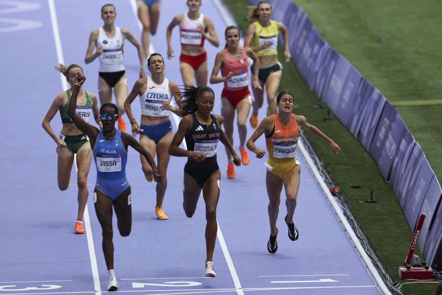 Esther Guerrero y Águeda Marqués a la sefiminal de 1.500