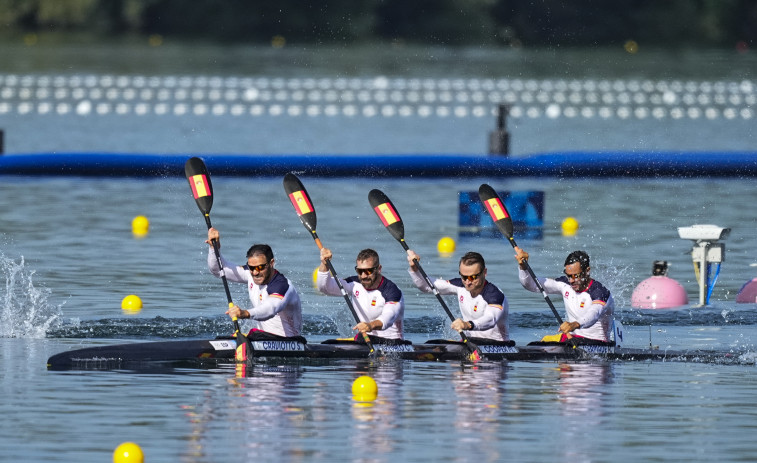 El K4 500 de Arévalo, sobrado a la final olímpica