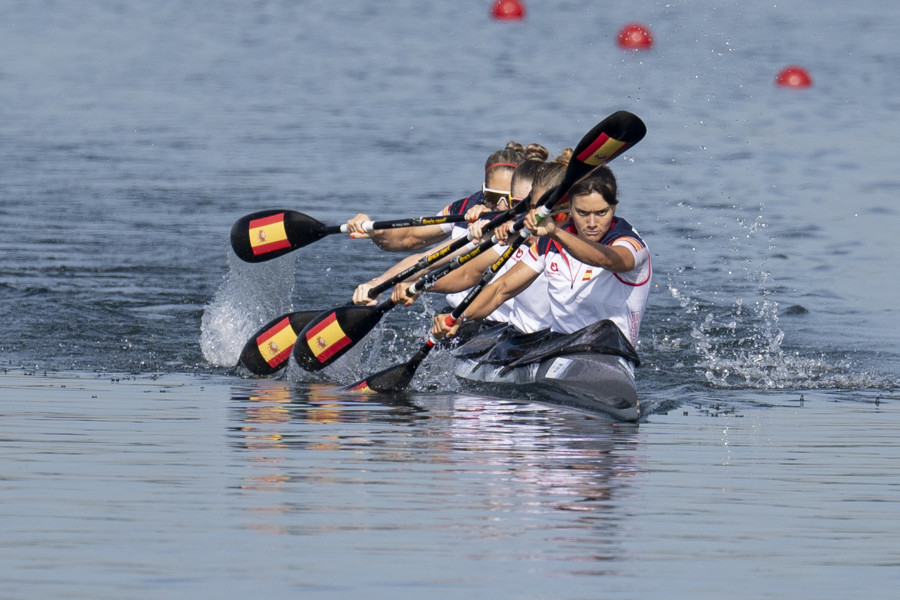 El K4 500 femenino, sexto