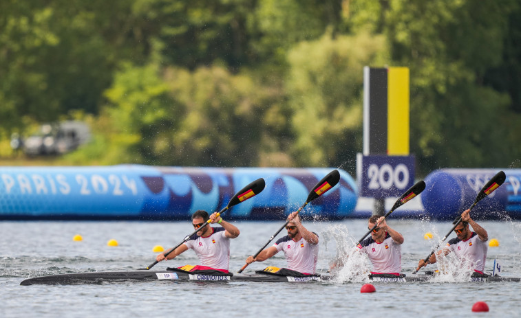 El K4 de Arévalo se baña en bronce