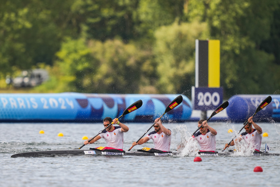 El K4 de Arévalo se baña en bronce