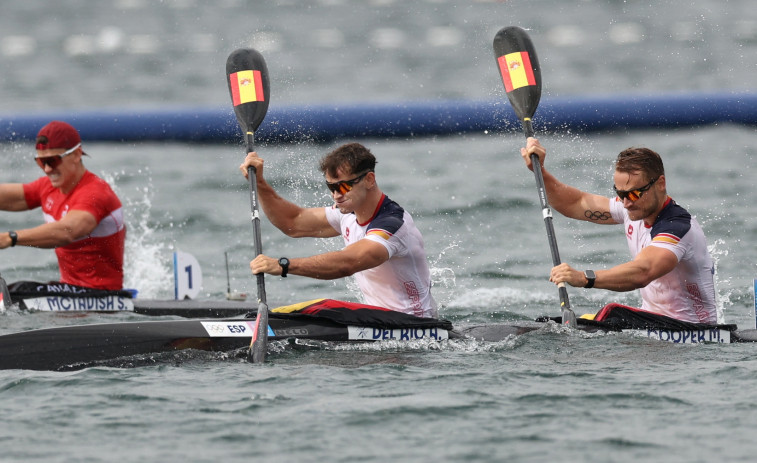 Marcus Cooper y Adrián del Río pasan a la final del K2 500 con el segundo mejor tiempo