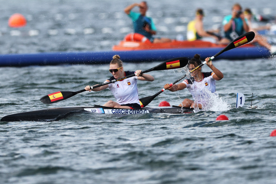 La gallega Carolina García y Sara Ouzande, fuera de la final A en K2 500