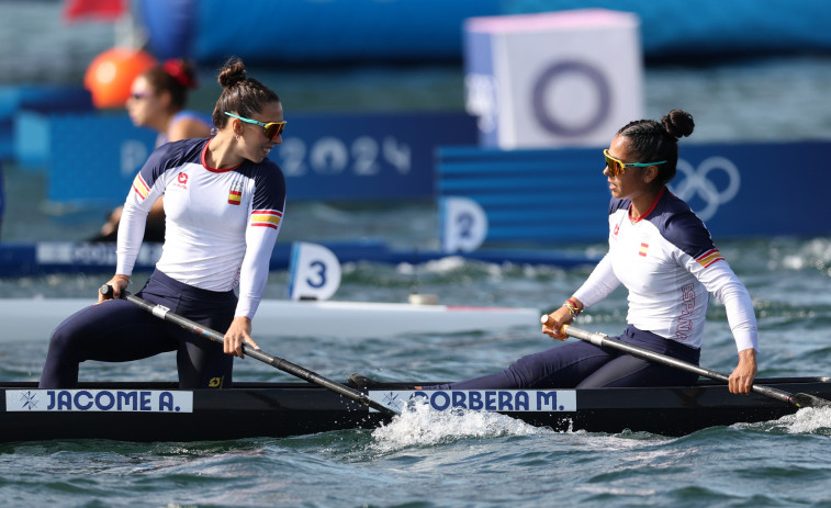 María Corbera y Antía Jácome acaban sextas en la final de C2 500 m de Paris 2024