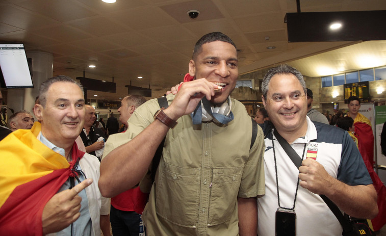 Enmanuel Reyes y su bronce olímpico ya están en A Coruña