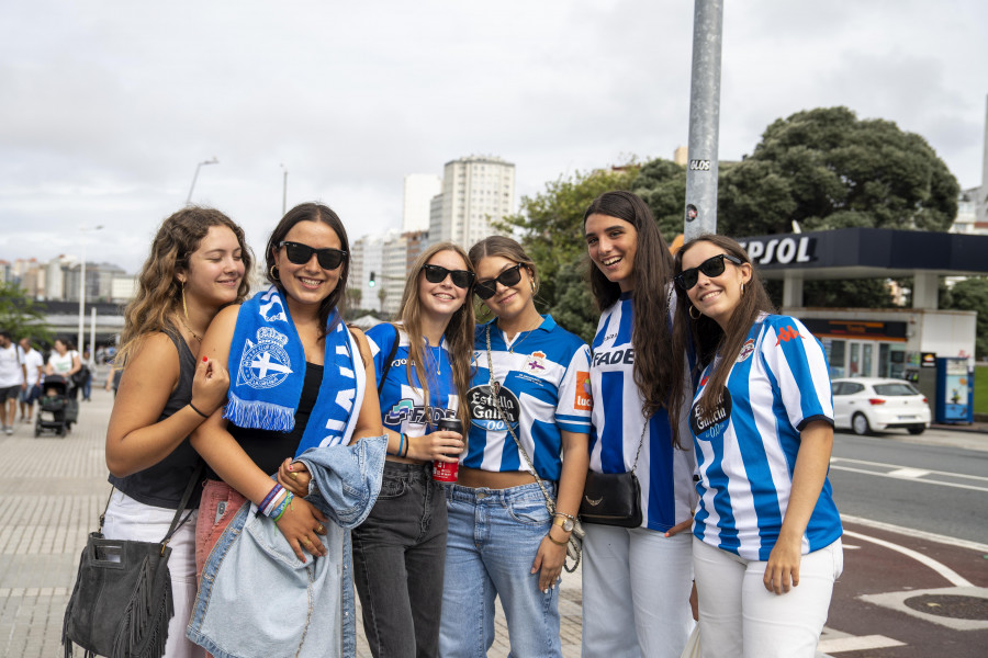 El Dépor cambia de  categoría, la hinchada sigue en Primera