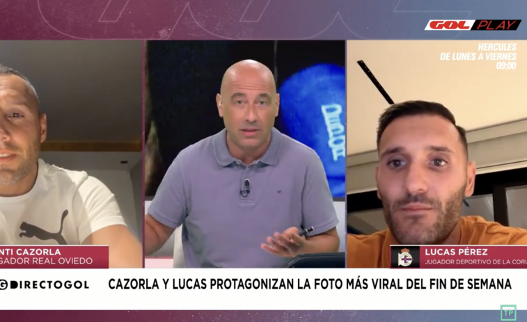 ¿De qué hablaron Lucas y Cazorla? Gol Play volvió a juntarlos