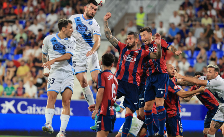 Así fue el Huesca-Deportivo (2-1)