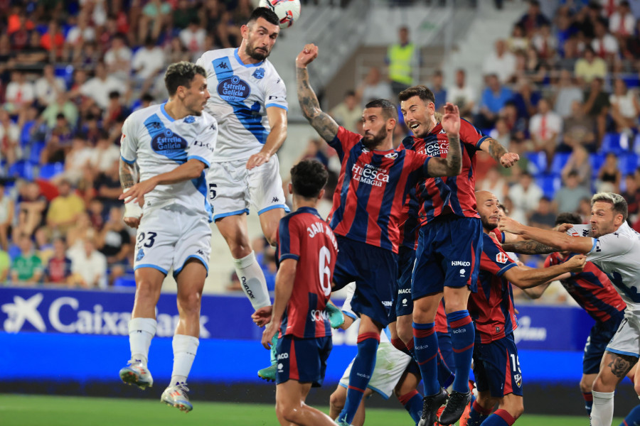 Así fue el Huesca-Deportivo (2-1)