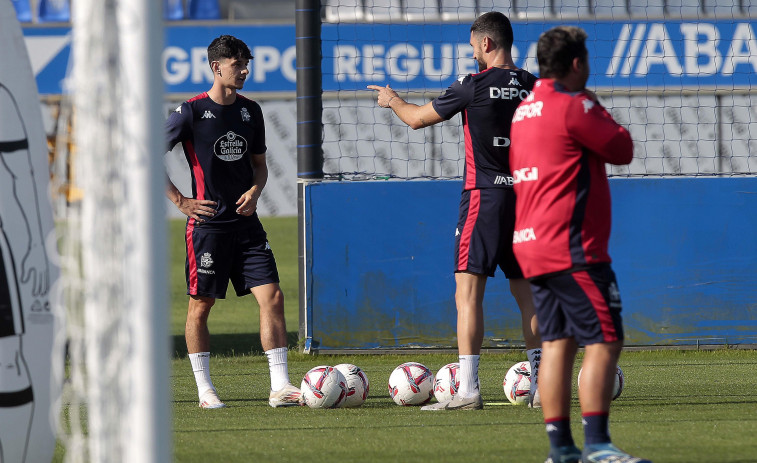 Charlie Patiño ya se entrena con el Dépor en Abegondo