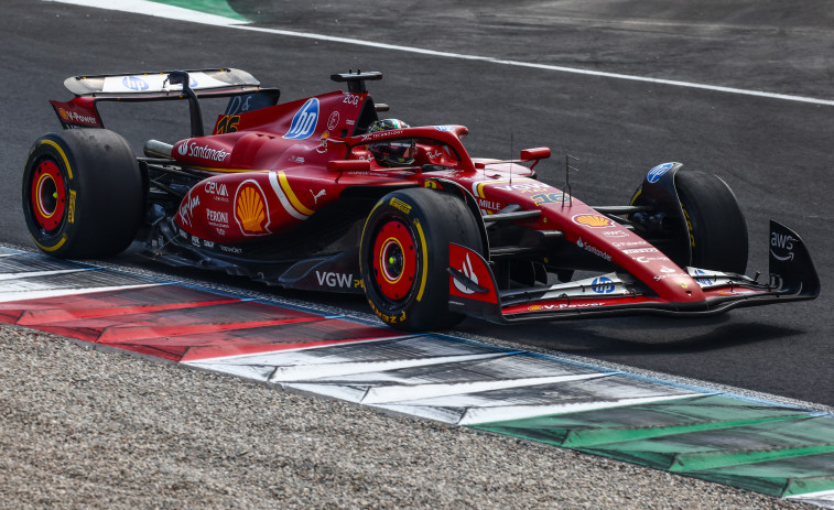 Leclerc gana en Monza por delante de los McLaren y de Sainz