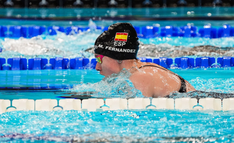 Marta Fernández gana el bronce en los 50 metros braza SB3