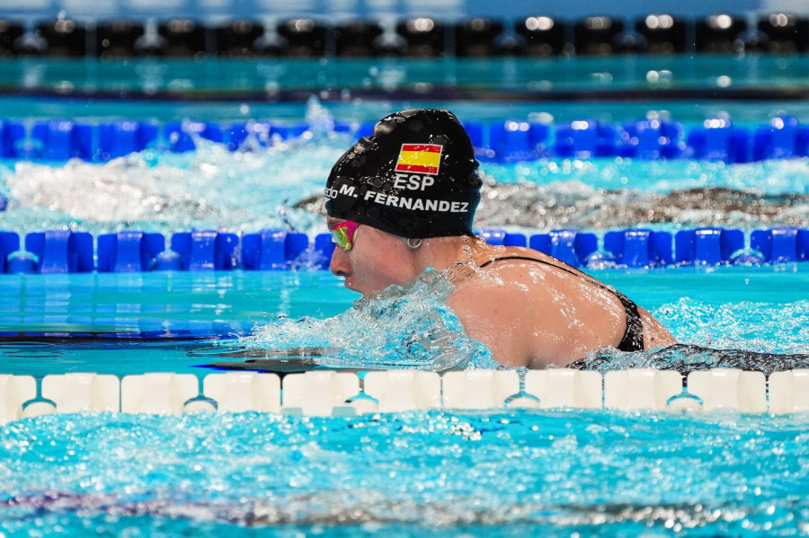 Marta Fernández gana el bronce en los 50 metros braza SB3