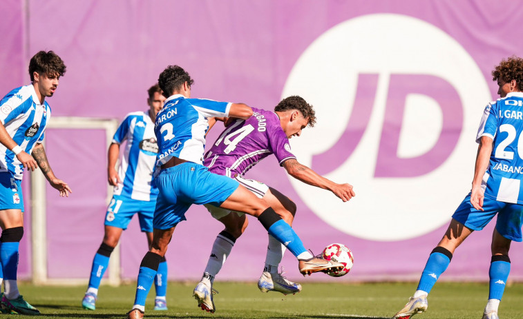 El Fabril consigue tres puntos de oro ante el Valladolid Promesas