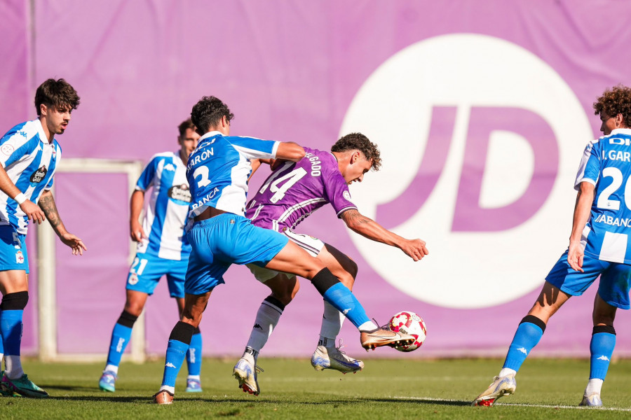 El Fabril consigue tres puntos de oro ante el Valladolid Promesas