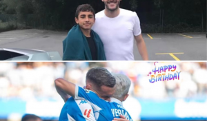 Emotiva felicitación de Yeremay a Lucas Pérez