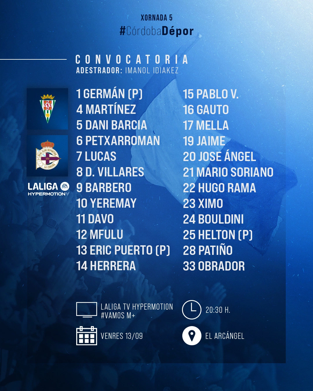 Convocatoria depor