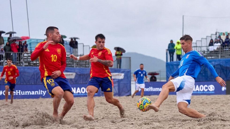 España pierde ante Italia y Kuman se queda sin final de fútbol playa