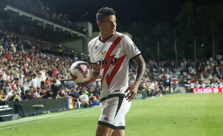 El Rayo da la bienvenida a James remontando a Osasuna (3-1)