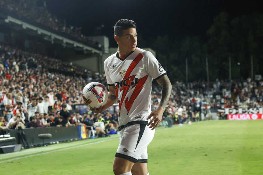 El Rayo da la bienvenida a James remontando a Osasuna (3-1)