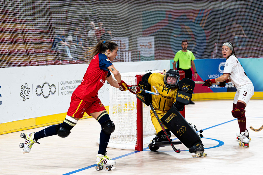 La coruñesa María Sanjurjo, campeona del mundo de hockey con la selección española