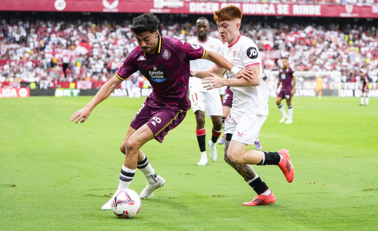 El Sevilla suma su segunda victoria y otra vez con sufrimiento (2-1)