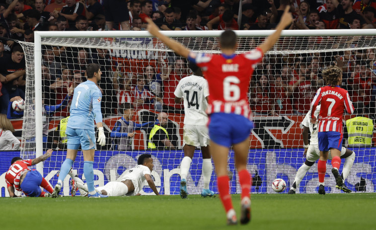 Correa deja en tablas el derbi entre el Atleti y el Real Madrid (1-1)