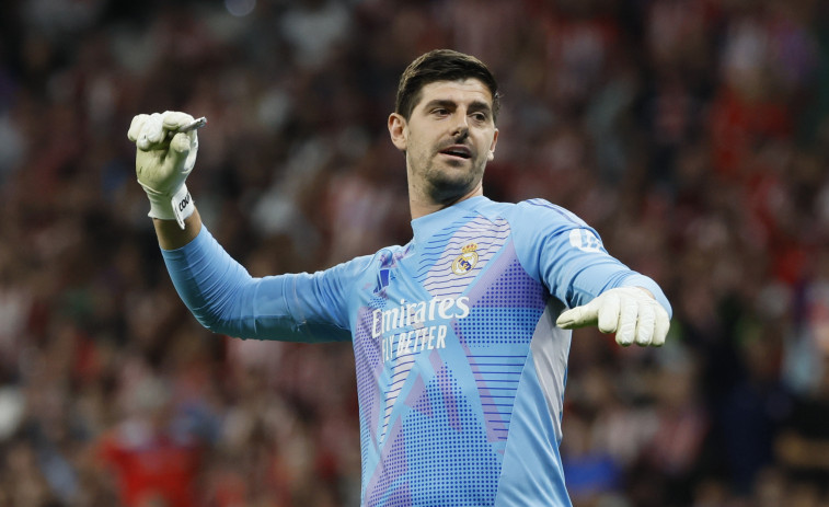 Courtois será baja por una lesión muscular