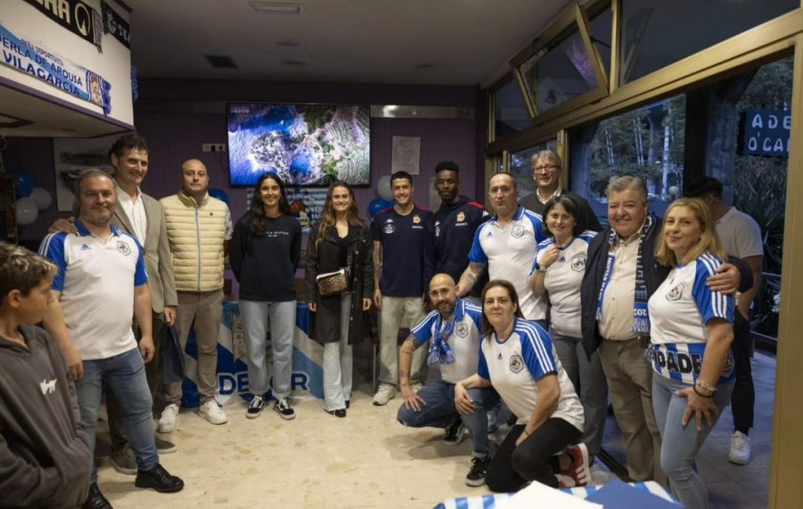 Inaugurada con éxito la peña Irmandade Branquiazul