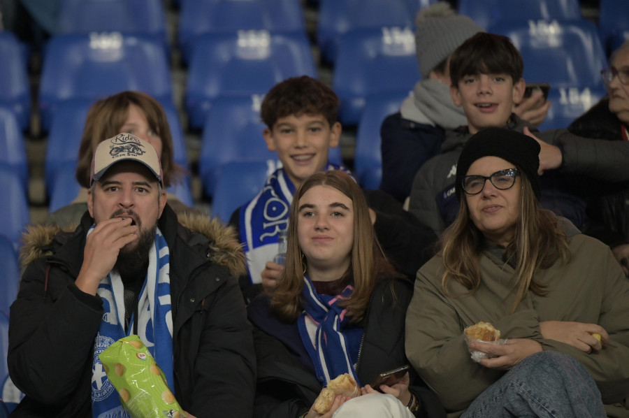 Bocadillo de ilusión en Riazor