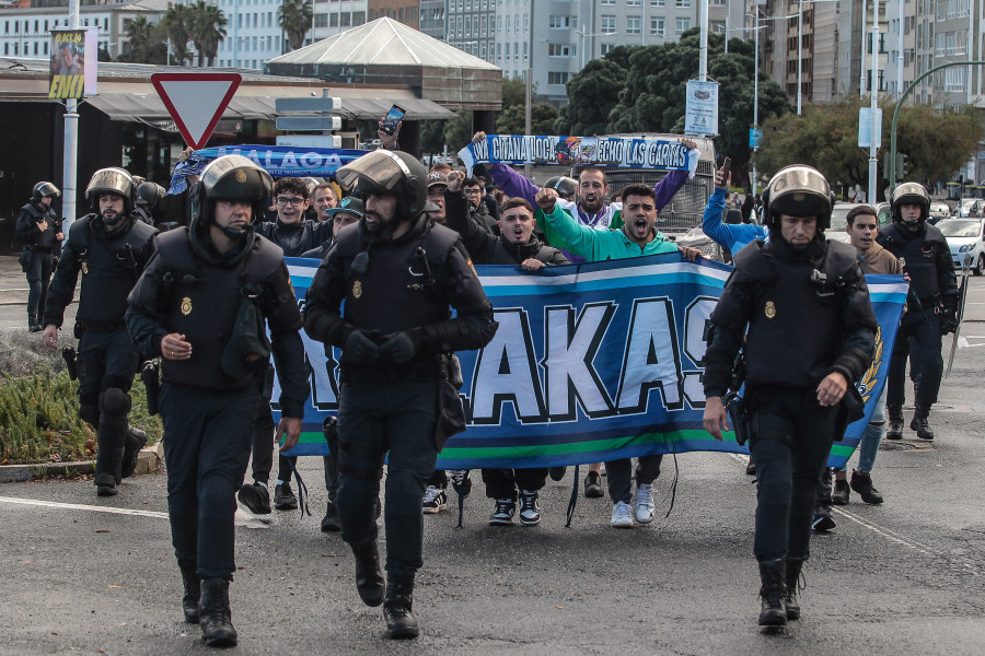 El ataque de los ultras del Málaga fue planificado