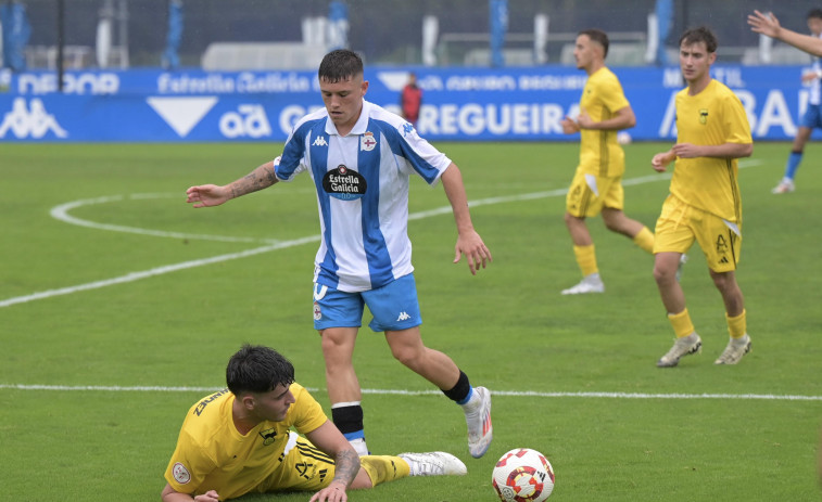 Una jugada de dos puntos (menos) del Fabril contra el Langreo