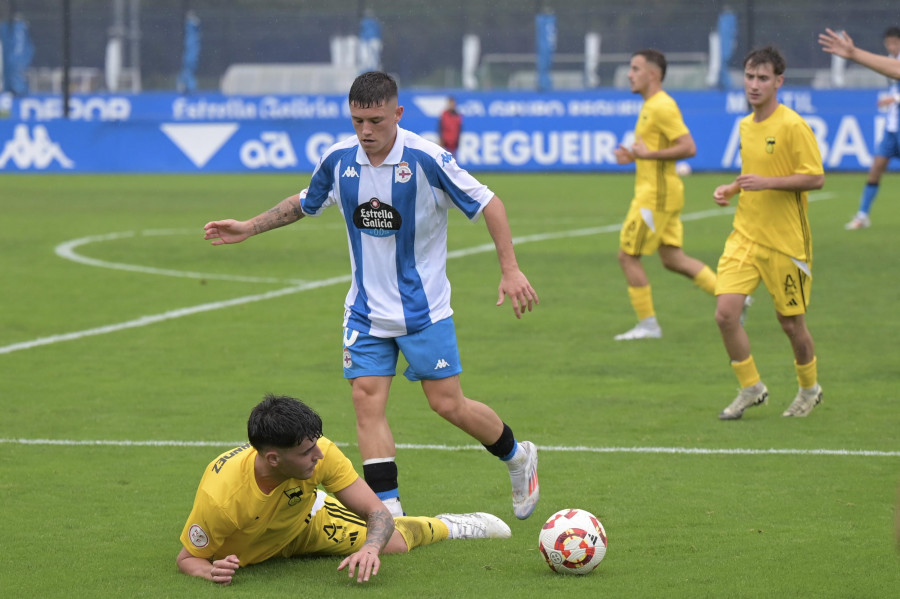 Una jugada de dos puntos (menos) del Fabril contra el Langreo