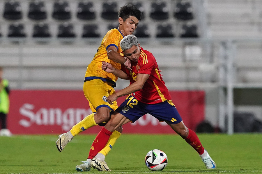 Yeremay debuta con media hora en la victoria de España sub-21 ante Kazajistán (4-3)