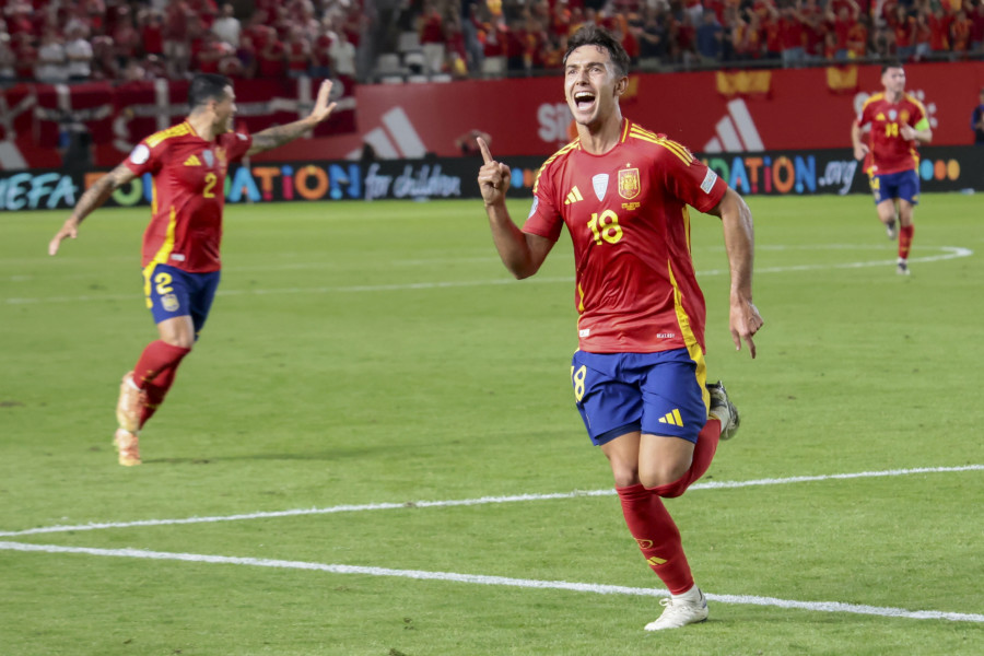 Zubimendi hace a España líder de grupo (1-0)