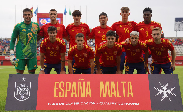 Asistencia y desparpajo de Yeremay con la sub-21 en el show de Samu Omorodion ante Malta (6-0)