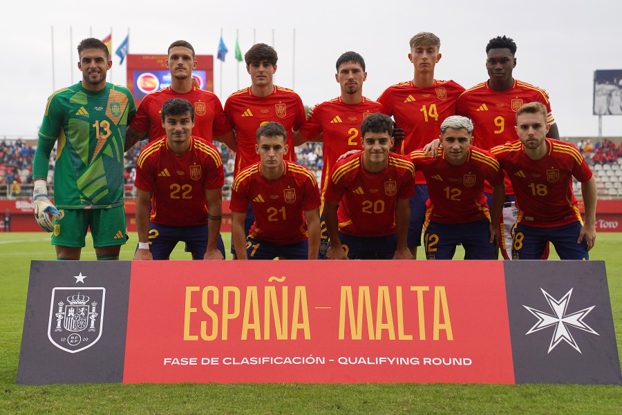 Asistencia y desparpajo de Yeremay con la sub-21 en el show de Samu Omorodion ante Malta (6-0)