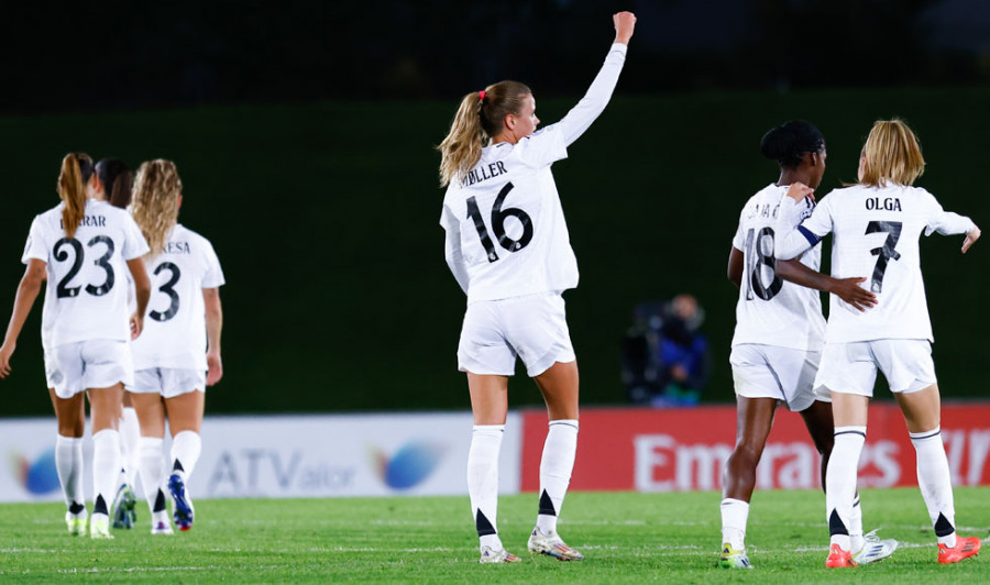 Weir, Moller y Caicedo alumbran una victoria balsámica del Real Madrid (4-0)