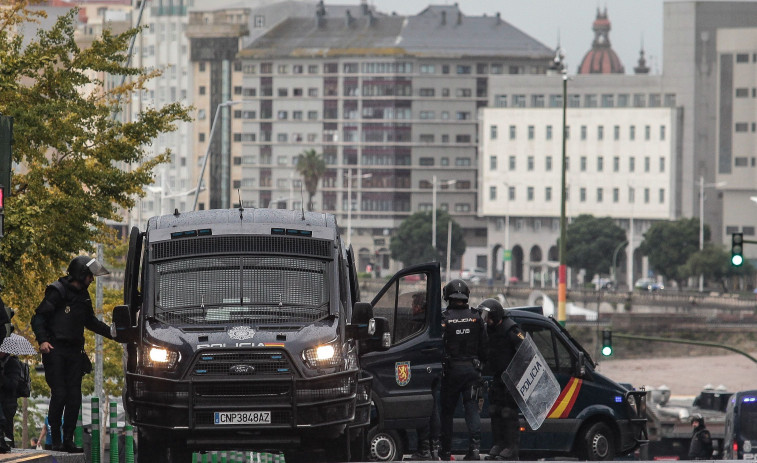 La Policía reforzará la seguridad en el Dépor-Rácing tras los disturbios en A Coruña hace 15 días