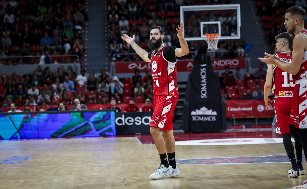 Dubljevic Zaragoza Lleida Zaragoza Lleida acb Photo Esther Casas