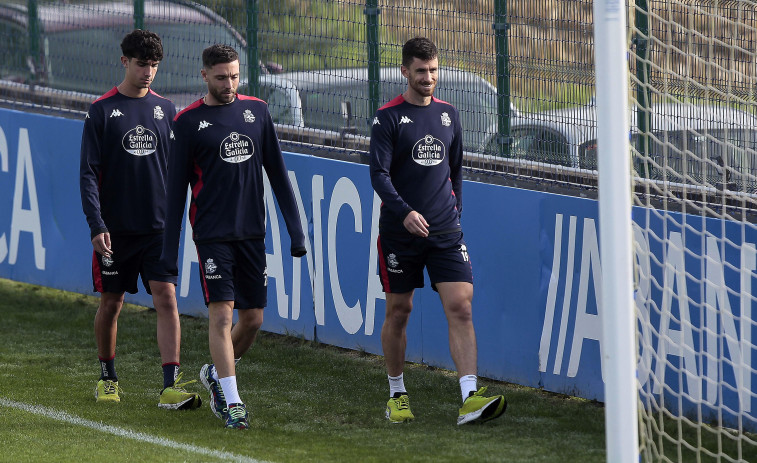 Jaime, baja ante el Eibar y Escudero hace una parte del trabajo con el grupo