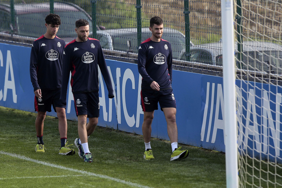 Jaime, baja ante el Eibar y Escudero hace una parte del trabajo con el grupo