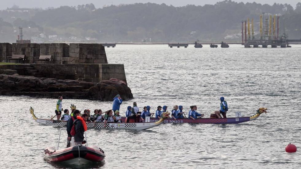 La primera edición del Cidade da Coruña de Dragon Boat