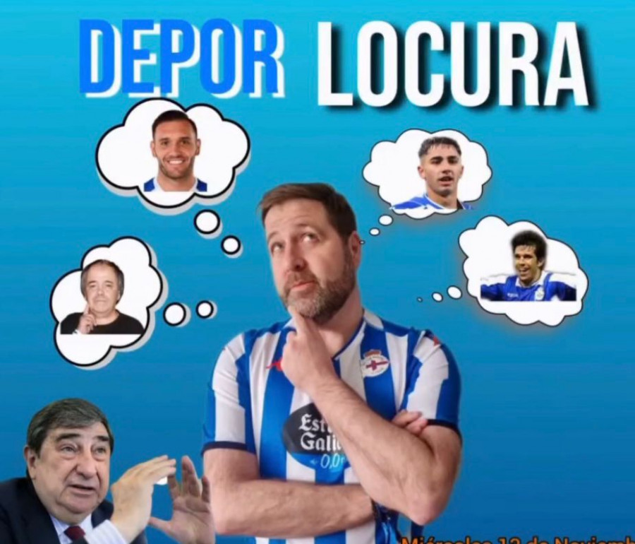 'Dépor Locura': el show del humorista Roi da Costa en el que podrás contar tus anécdotas deportivistas