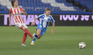 Ainhoa Marín alcanza los 100 partidos oficiales con la elástica blanquiazul